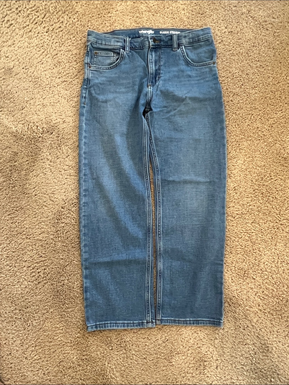 Wrangler Classic Straight Jeans Boys Waist 14